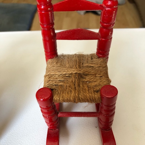 Doll Chairs wicker chair Vintage from 1980s - Picture 6 of 12